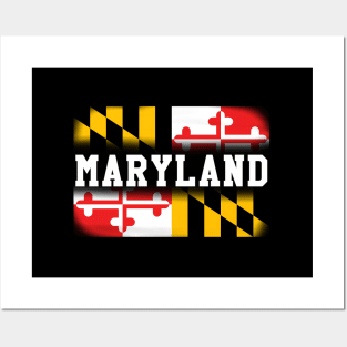 Maryland State Flag Posters and Art